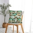 thumbnail image 5 of Pofeuu Colorful Hawaii Palms Print Double-sided plush pillowcase Square Throw Pillow Covers Pillows Cover for Living Room Bedroom Sofa Couch Cushion Cover（No pillow core）-16"x16", 5 of 7