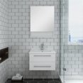 thumbnail image 6 of Fresca Fvn6124-Uns Lucera 24" Wall Mounted Single Basin Vanity Set - White, 6 of 7