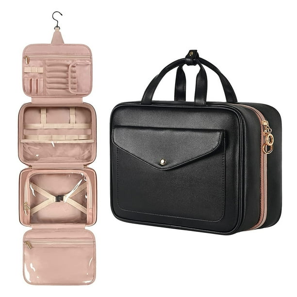 La bolsa de cosméticos de PU, la bolsa de viaje, el traje de viaje y la bolsa de almacenamiento son adecuados para la vida diaria y los viajes.