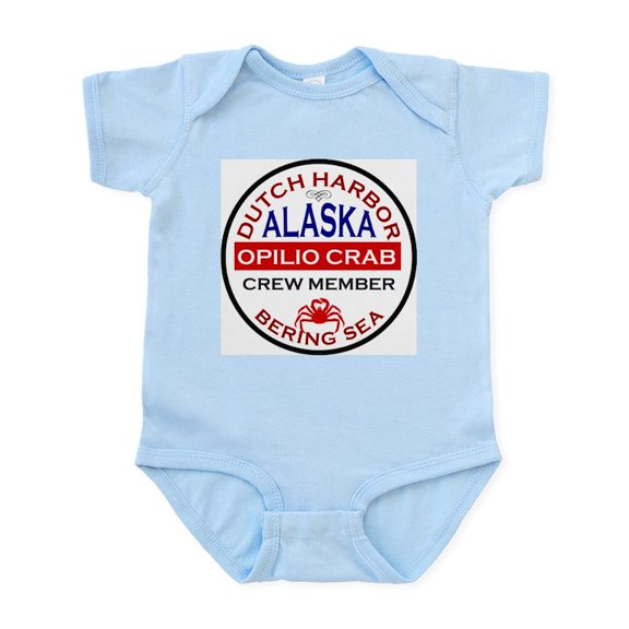 CafePress - Dutch Harbor Bering Sea Crab Fishing Infant Bodysu - Baby Light Bodysuit, Size Newborn - 24 Months