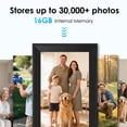 thumbnail image 5 of 10.1-inch Uhale Digital Frame for Photo, White Suitable for Elderly, Girls, and Women, for Watching Videos and Tutorials While Cooking in the Kitchen, 5 of 7