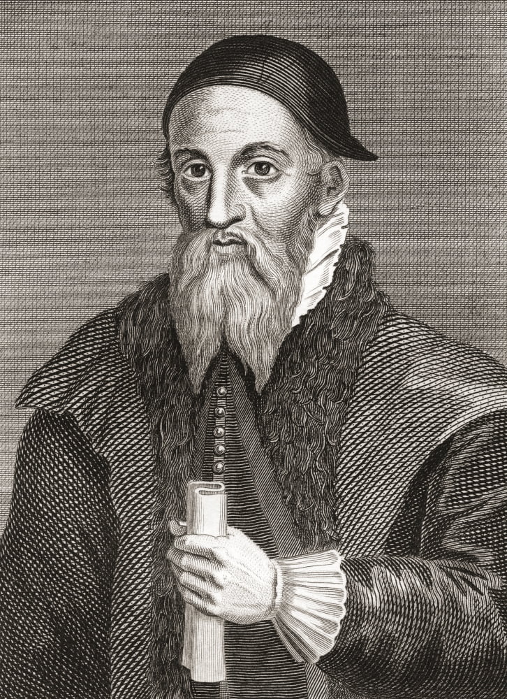 Alexander Erskine of Gogar c1521-1592 Scottish laird and keeper of James VI of Scotland at Stirling Castle From Iconographia Scotica or Portraits of Illustrious Persons of Scotland published 1797 Canv