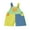 Green Yellow Blue, variant on Toddler Baby Boy Girl Patchwork Overalls Shorts Kids Contrast Color Sleeveless Romper Jumpsuit with Adjustble Shoulder Strap 90s Clothes