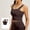 Coffee, variant on Women's Summer Short-sleeved Fashion Fitness Yoga Sports Bra With Underwire Elastic Slim-fitting Gathered Light Blue M