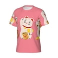 thumbnail image 3 of Rocae Cute Cat for Men's Moisture-Wicking Crew Tee - T-Shirt for Sports, Outdoor Activities, and Casual WearXX-Large, 3 of 9
