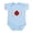 Sky Blue, variant on CafePress - Cute Ladybug & Crossbones Infant Bodysuit - Baby Light Bodysuit, Size Newborn - 24 Months