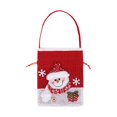 thumbnail image 2 of Christmas Gift Bag Candy Bag Christmas Decoration Imitation Linen Santa Claus Apples Bag Gift Bag Wholesale, 2 of 6