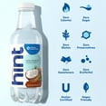 thumbnail image 2 of Hint Coconut Flavored Water, 16 fl oz, 12 Pack Plastic Bottles, 2 of 12