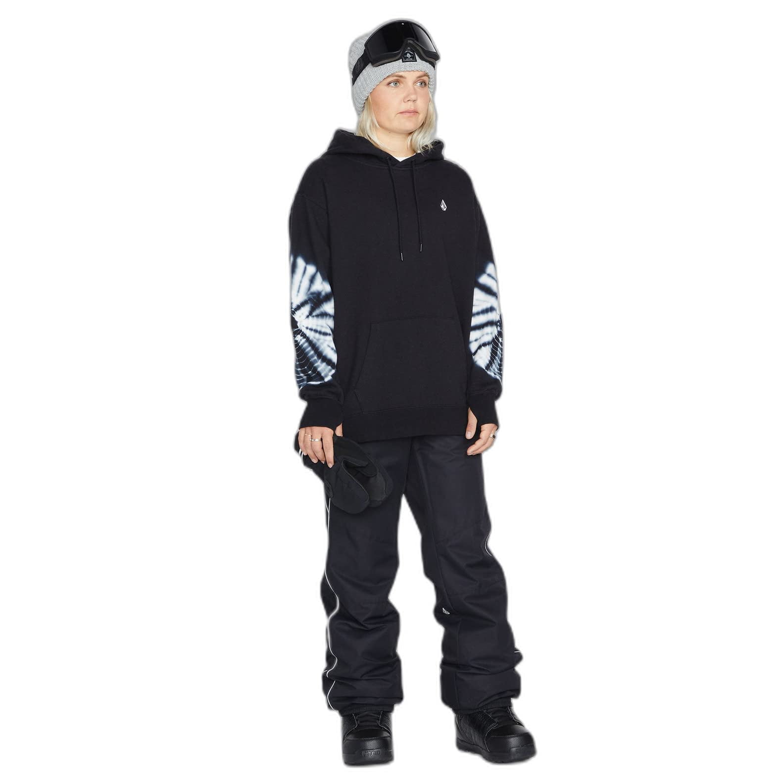 Volcom Women's Costus Pollover Baselayer Hooded Fleece Snow Sweatshirt,  Black S3, Small | Walmart Canada