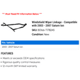 thumbnail image 2 of Windshield Wiper Linkage - Compatible with 2003 - 2007 Saturn Ion 2004 2005 2006, 2 of 2