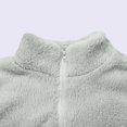 thumbnail image 5 of Jackets For Women Winter Casual Zip Up Sherpa Jacket Fleece High Neck Coats Lightweight Fall Outerwear With Pockets, 3XL, 5 of 6