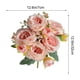 thumbnail image 3 of Ramo de rosas de seda artificial para la mesa nupcial y la decoración del hogar, 3 of 6