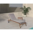 thumbnail image 2 of Afuera Living Chaise Longue de Patio Extérieure en Tissu Gris Résistant à l'Eau, 2 of 13