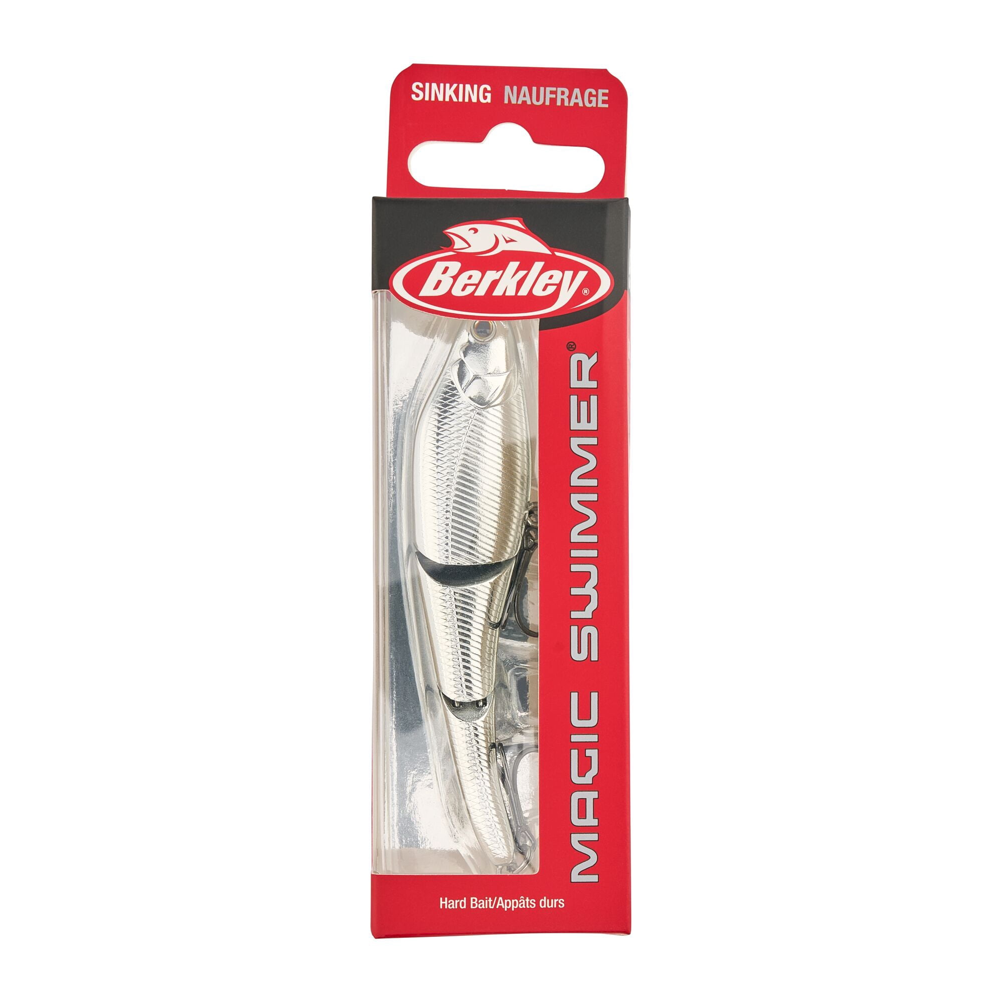 Berkley Magic Swimmer® Freshwater, 3.75 in, Swimbaits, Chrome (1 Count)