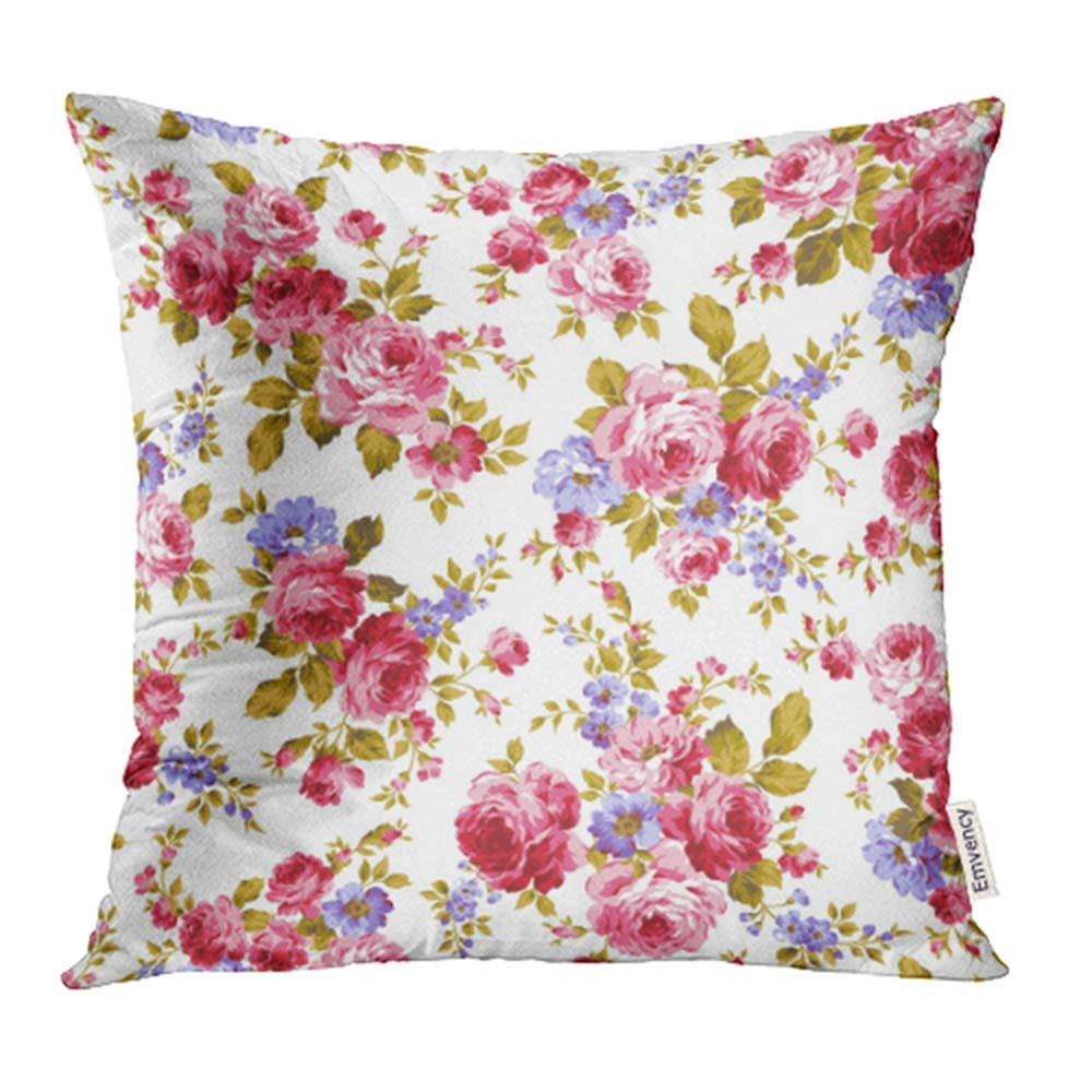 ARHOME Floral Rose Flower Pattern Vintage Bouquet Romantic Material