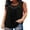 667-Black, variant on Plus Size Tank Tops For Women Lace Stitching Tunics Leopard Crewneck Summer Shirts XL 14W 16W