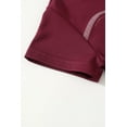thumbnail image 4 of Fdqin Boys Shorts Sets 6Pcs Quick Drying Sports Short Sleeve T-Shirt and Active Shorts Summer Outfits for Kids Wine red Blue Black 4-5 Years, 4 of 8