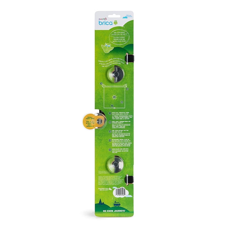 Munchkin Brica Mega White Hot Roller Shade, Black photo 6