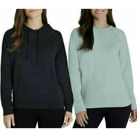 Eddie Bauer Womens Crewneck & Hoodie 2-Pack