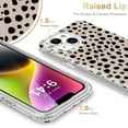 thumbnail image 3 of ESDOT Étui pour iPhone 14 Plus avec Protecteur d'Écran Intégré, Couverture Robuste de Qualité Militaire avec Motifs à la Mode pour Femmes, 3 of 5