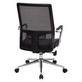 thumbnail image 2 of Manager Chair with High Mesh Back and Bonded Leather Seat, 2 of 3