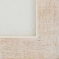 thumbnail image 3 of Luxe Cross Hatch Bone + Wood Photo Frame, 3 of 5