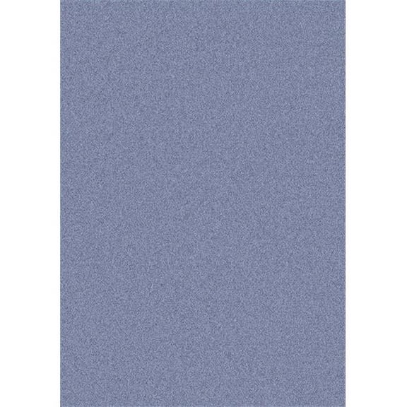 Endurance Glacier Blue 6 ft. x 9 ft.  Polyester Machine Tufted- Cut Pile Simply Solids Rug