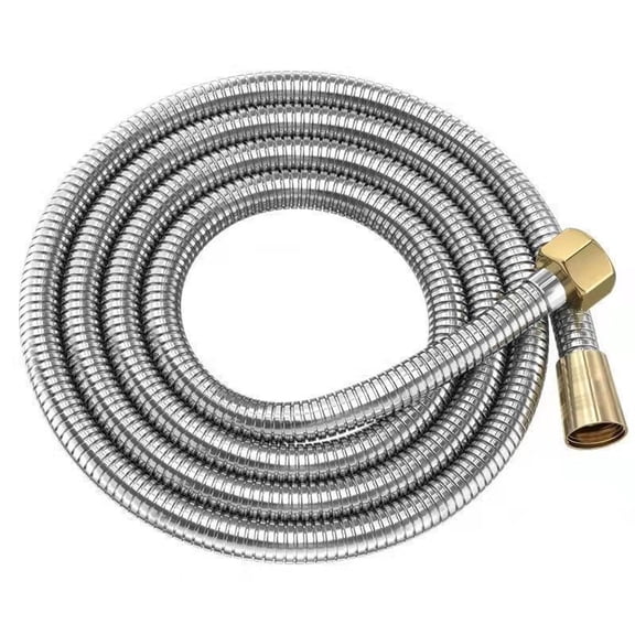 HIBIBUD 3ft Stainless Steel No Kink Metal Garden Hose