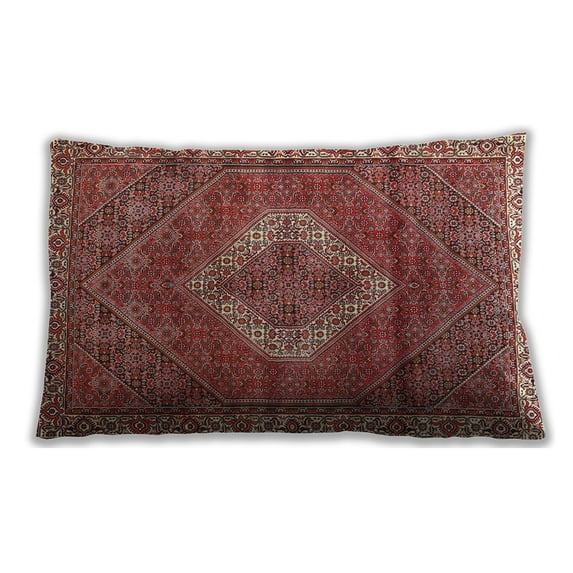 Ahgly Company Indoor Rectangular Traditional Lumbar Throw Pillow, 13 inch by 19 inch