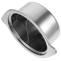 ORDDIART 1-Pack Non-Stick Stainless Steel Cooking Pot for Kitchen Cookware 23.5x19x8in