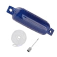 thumbnail image 2 of koolsoo Boat Protection Anti Collision Inflatable Docking Dock Edge Marine Mooring Buoy Blue with White Rope, 2 of 9