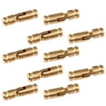 thumbnail image 4 of 10pcs Box Vintage Hinges Gift Box Hinges Present Case Cylindrical Hinges (Golden), 4 of 9