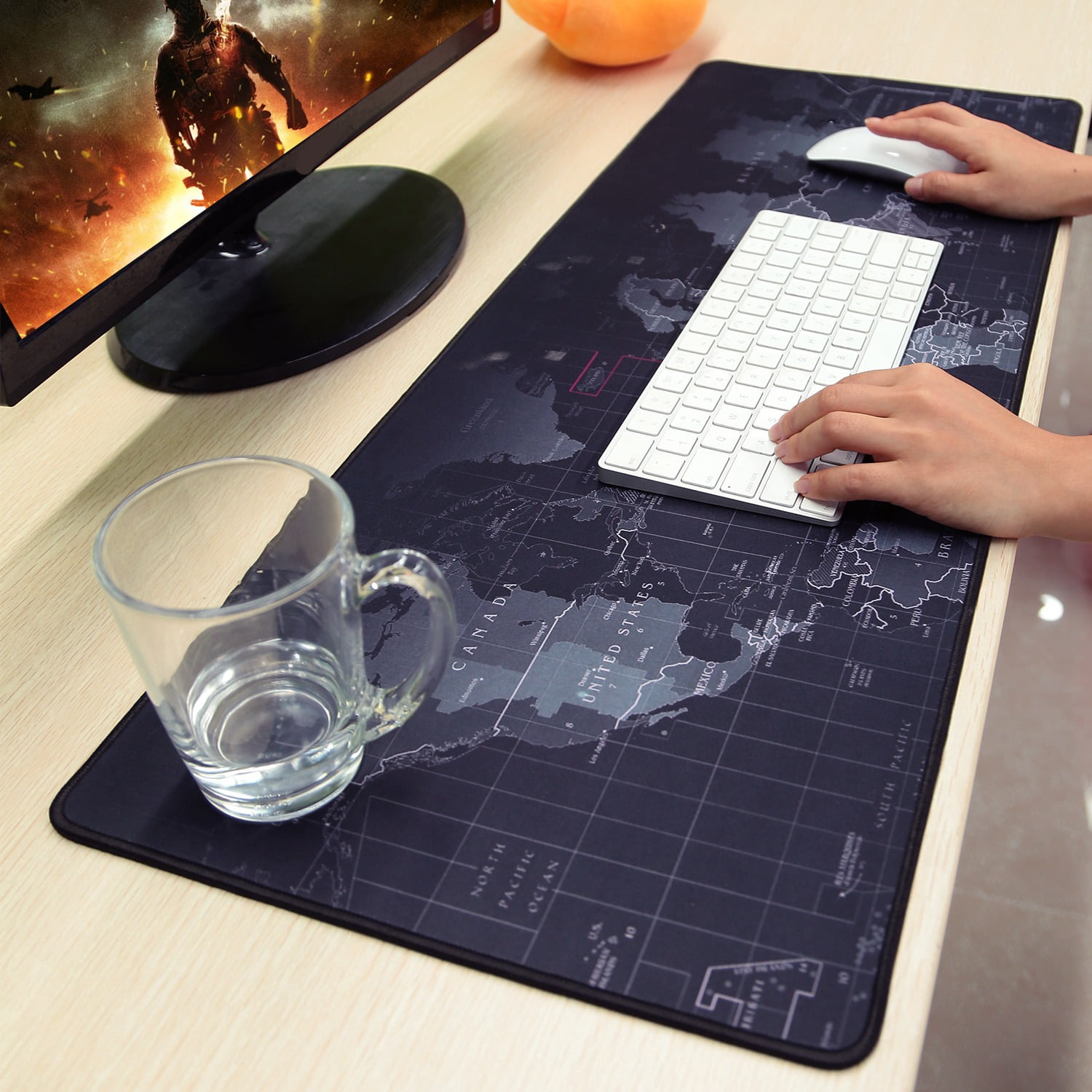 Imountek Large Gaming Mouse Pad Non Slip Rubber Base Mousepad Durable Stitched Edges Smooth 1898