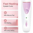 thumbnail image 3 of recourbe-cils Chauffant Avec Coussin Chauffant En Silicone (violet), Recourbe-cils Chauffant Beaut, Chauffage Rapide Pour Un Curling Naturel, 3 of 5