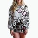 thumbnail image 1 of Sudadera con capucha informal holgada con estampado de Hello Kitty y grafiti de manga larga para mujer, primavera otoño 2024, sudaderas de cuello redondo de longitud media para mujer, 1 of 1