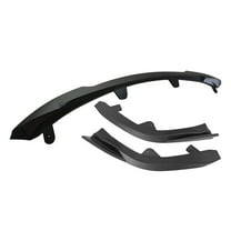 Ikon Motorsports Front Bumper Lip Spoiler Splitter Fits 2022-2025 Toyota Corolla Auris 3rd E210 Hatchback Matte Black 3 Pieces