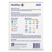 Healthyr 6 Panel STD/Sexually Transmitted Infections At-Home Test with Lab Fee Included
