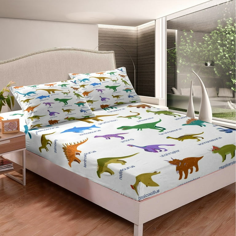 Viking Bed Sheets Twin Size - Norse Theme Tribal Print, Deep Pocket 16", 3-Piece Set (Fitted, Flat, Pillowcase)