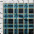 thumbnail image 2 of oneOone Polyester Lycra Black Fabric Madras Check Sewing Material Print Fabric By The Yard 56 Inch Wide, 2 of 4