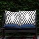 thumbnail image 2 of Fundas de almohada bohemias impermeables para exteriores, fundas de almohada geométricas para patio, jardín, juego de 2, 18 x 18 pulgadas JFHHH pequeña, 2 of 5