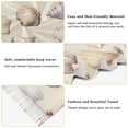 thumbnail image 5 of FORMRS Womens Scarf Winter Soft Long Big Warm Shawls Wrap Tassel Scarves, Watercolor Seashells, 5 of 9
