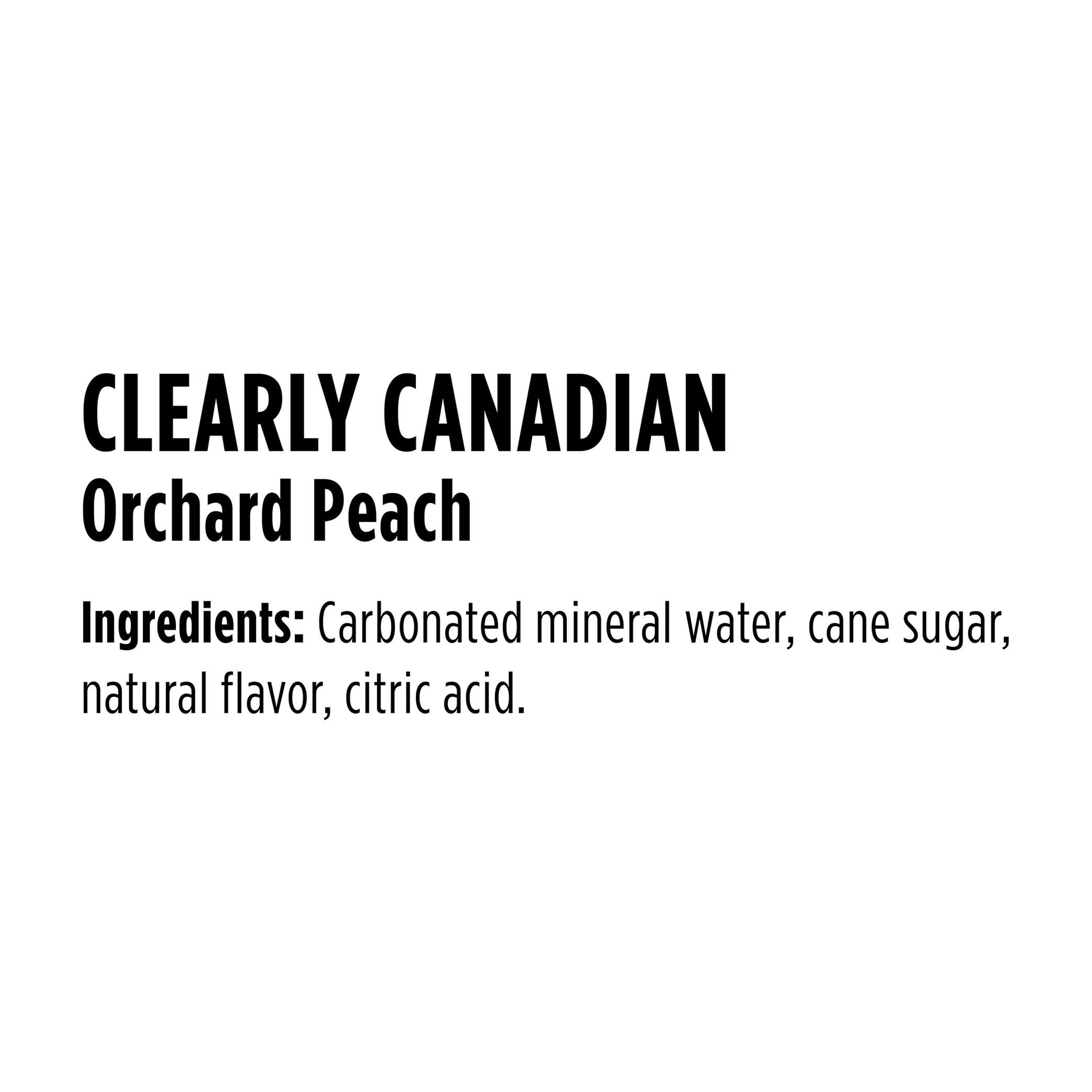 (3 pack) Clearly Canadian, Sparkling Water, Orchard Peach, 11 oz