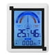thumbnail image 2 of Reloj de temperatura y humedad, pantalla táctil LCD, reloj meteorológico LCD, reloj digital, termómetro, claridad notable, 2 of 11