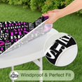 thumbnail image 5 of Breast Cancer Round Fitted Tablecloth with Elastic Edge,Dining Table Cover Waterproof,Outdoor Round Tablecloth for Camping,Dining,Indoor and Outdoor, 5 of 7