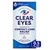 Clear Eyes Contact Lens Relief Lubricant Eye Drops, 0.5 fl oz