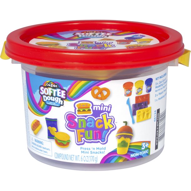 CraZArt Softee Dough Super Soft Model Dough Bucket Color and Theme Assortment