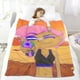 thumbnail image 5 of Princesa Espacial Lésbica anti-pilling, suave, ligera, esponjosa y acogedora de lujo para hogar y cocina – Perfecta para niños y adultos,100X80cm, 5 of 6