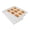 White, variant on Restaurantware-Chef 101 26 x 18 Inch Rectangular Serving Trays, 10 Durable Market Trays - For Hot Or Cold Food, Open-Top Design, Black Plastic Display Tray, Raised Edges, For Pastries Or Appetizers