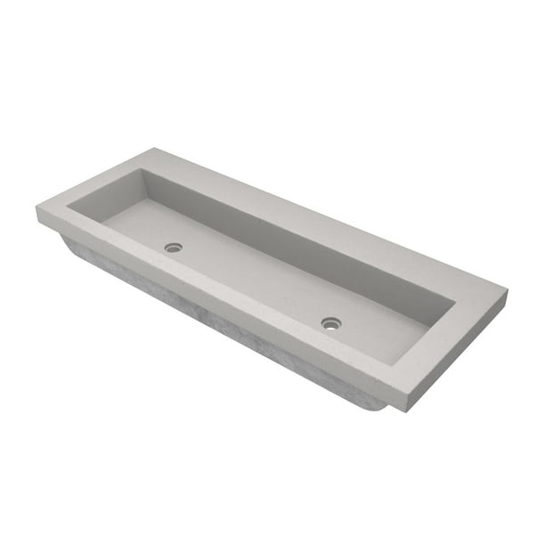 Native Trails Nsl4819 X Trough 48 Rectangular Nativestone Drop In Bathroom Sink Wood Com - Fiberglass Trough Bathroom Sink Native Trails Nsl4819 X Trough 48 Rectangular Nativestone Drop In Bathroom Sink Wood Com - Fiberglass Trough Bathroom Sink