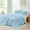 Blue, variant on Cozy Bliss Seersucker Cooling Comforter, Reversible Cooling Blanket Summer Quilt for Hot Sleepers, 90"*90", Blue